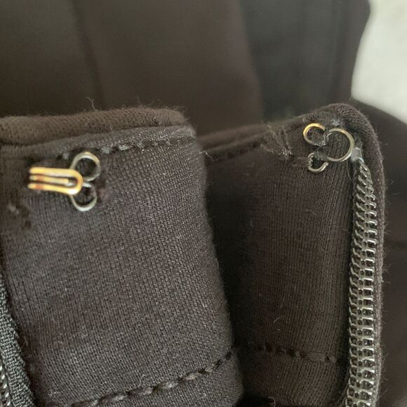 White House Black Market Black Pencil Skirt Size M Classic - Picture 6 of 11